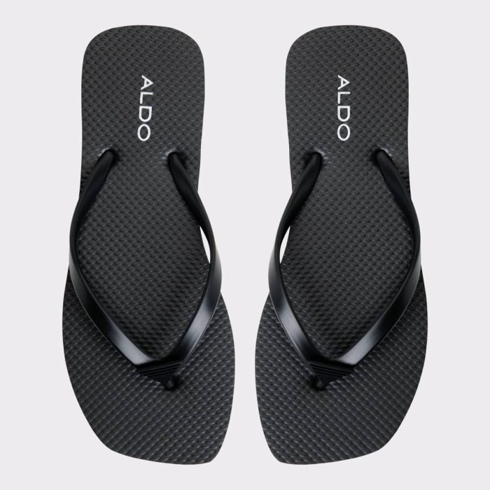 Aldo Beachready Black Women's Jelly Sandals & Flip Flops Women Black Sandals