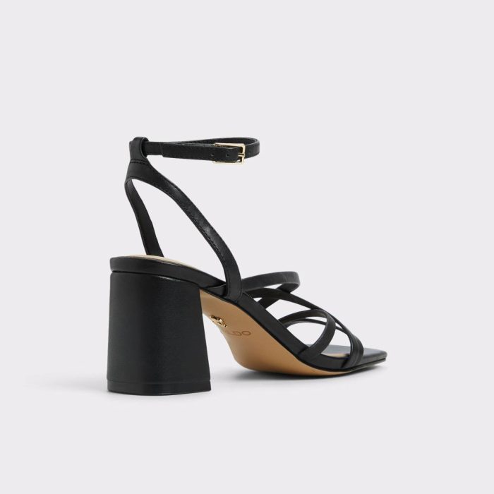 Aldo Black Women Heels Esther Black Women's Block Heels