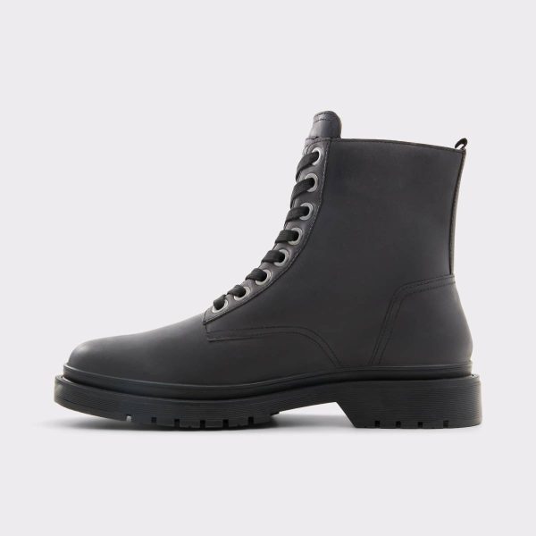 Aldo Boots Men Roby Open Black Men's Lace-Up Boots Open Black
