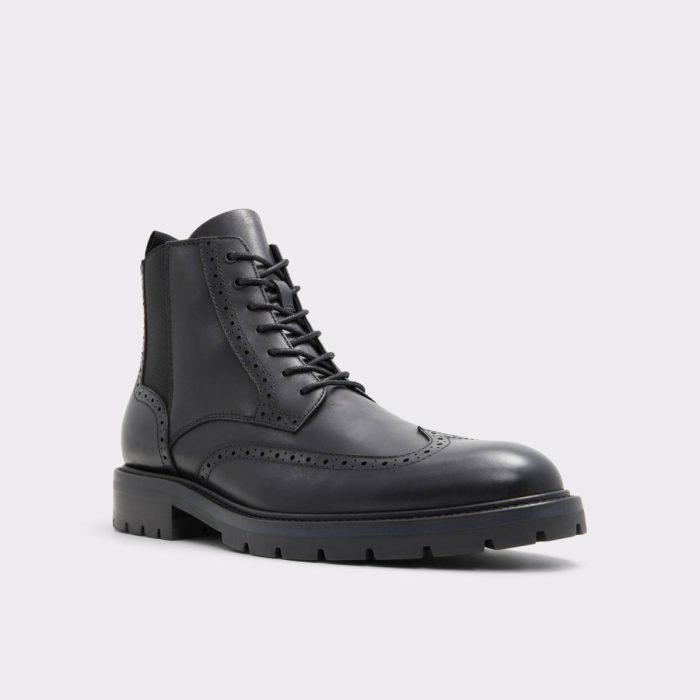 Aldo Boots Toney Black Men's Dress Boots Black Men
