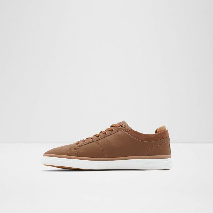 Aldo Finespec Cognac Men's Low Top Cognac Men Sneakers