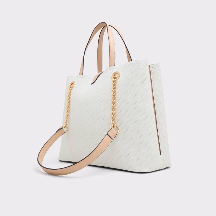 Aldo Iloronnx Bone Women's Tote & Satchel Bags Bone Women Tote & Satchel Bags