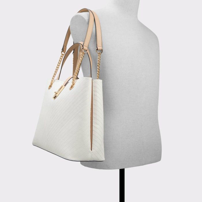Aldo Iloronnx Bone Women's Tote & Satchel Bags Bone Women Tote & Satchel Bags