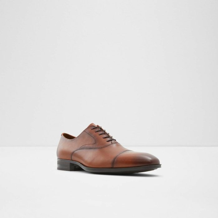 Aldo Men Cognac Miraylle Cognac Men's Oxfords & Lace-Ups Oxfords & Lace-Ups