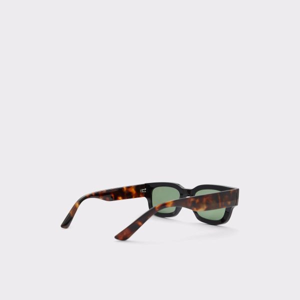 Aldo Men Sunglasses Bankview Black Men's Rectangle Black