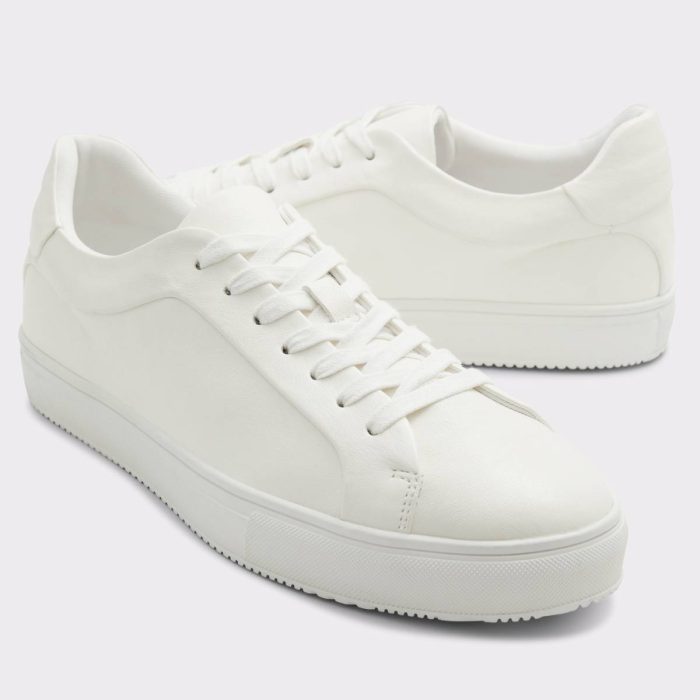 Aldo Men White Sneakers Cobi White Men's Low Top