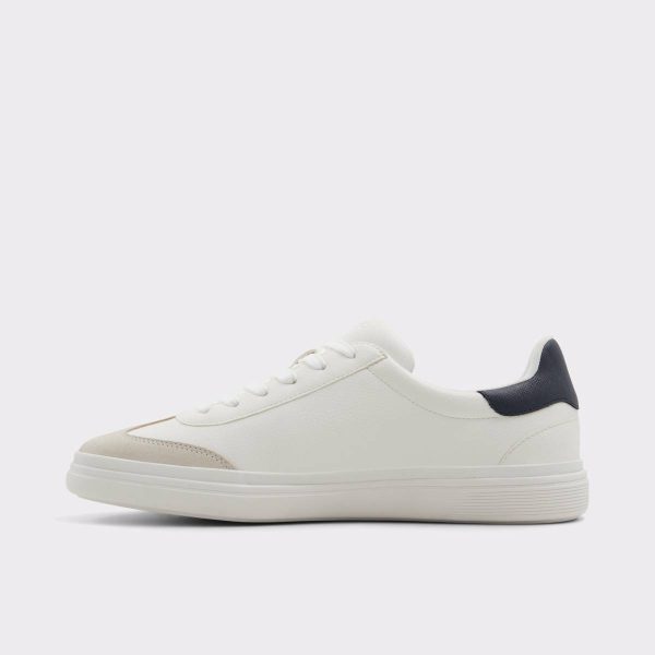 Aldo Men White Sneakers Lido White Men's Low Top