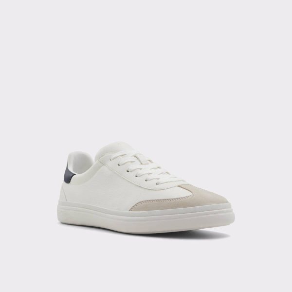 Aldo Men White Sneakers Lido White Men's Low Top