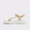 Aldo Oceana Natural Women's Footbed Sandals Natural Women Sandals