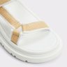 Aldo Oceana Natural Women's Footbed Sandals Natural Women Sandals