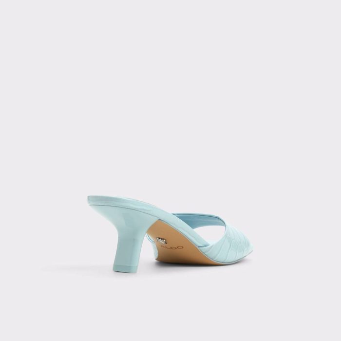 Aldo Pastel Blue Enchanting-Xt Pastel Blue Women's Heeled Mules Women Heels