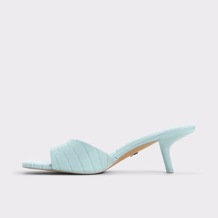 Aldo Pastel Blue Enchanting-Xt Pastel Blue Women's Heeled Mules Women Heels
