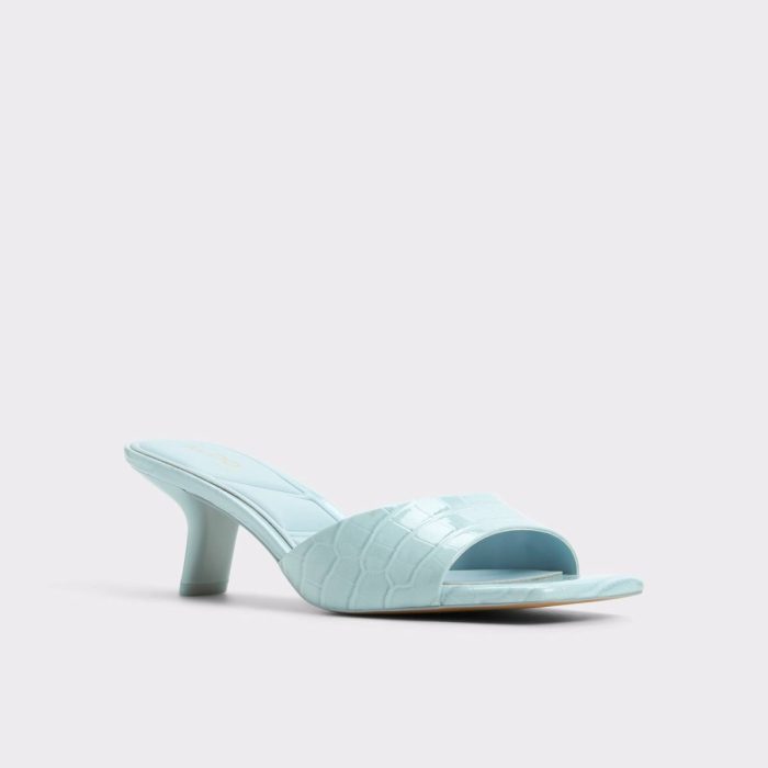 Aldo Pastel Blue Enchanting-Xt Pastel Blue Women's Heeled Mules Women Heels