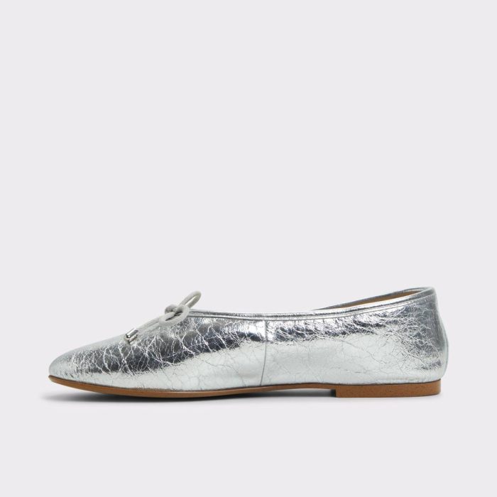 Aldo Silver Women Joselie Silver Women's Ballet Flats Ballet Flats