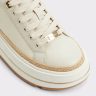 Aldo Sneakers Garelia Cream Women's Platform And Wedge Sneakers Cream Women