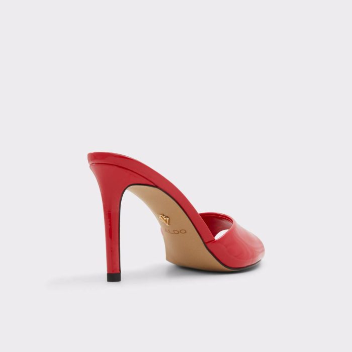 Aldo Women Anniebrilden Red Women's Heeled Mules Red Heels