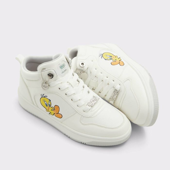Aldo Women Tweetyhightop White Women's Looney Tunes Sneakers White
