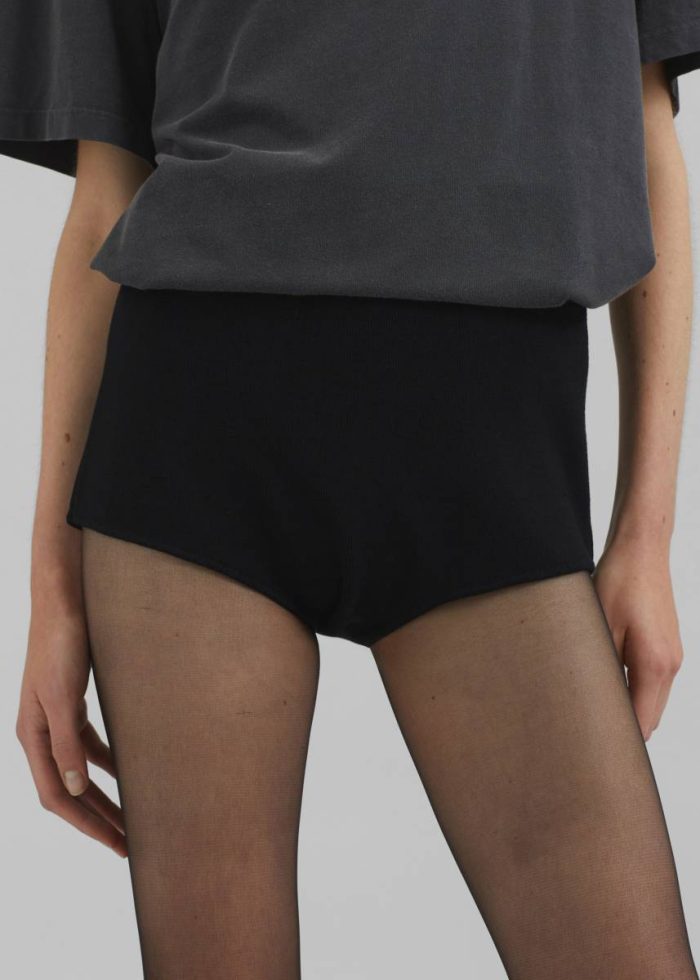 Alissa Knit Briefs - Black The Frankie Shop Women Black Loungewear