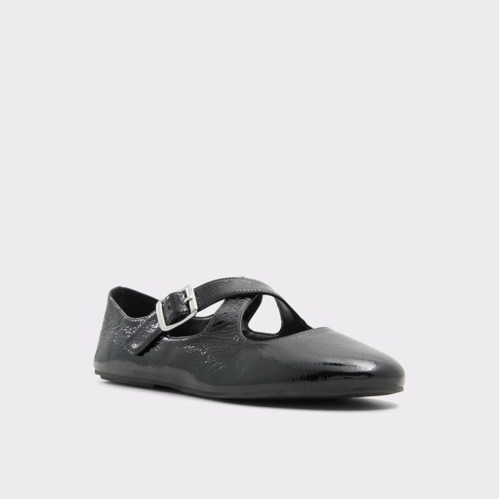 Amberia Black Women's Ballet Flats Women Aldo Ballet Flats Black