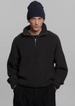 Amo Wool Beanie - Navy Blue Men Headwear The Frankie Shop