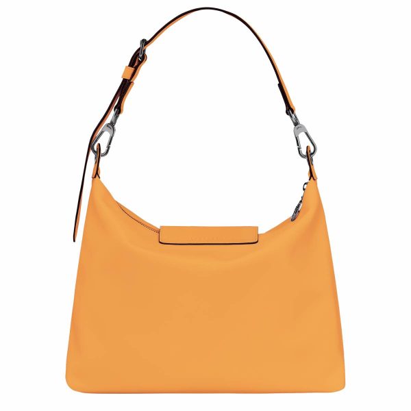 Apricot Longchamp Le Pliage Xtra M Hobo Bag Apricot - Leather Leather Bags Women