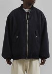 Astra Wool Bomber Jacket - Black Men The Frankie Shop Black Outerwear