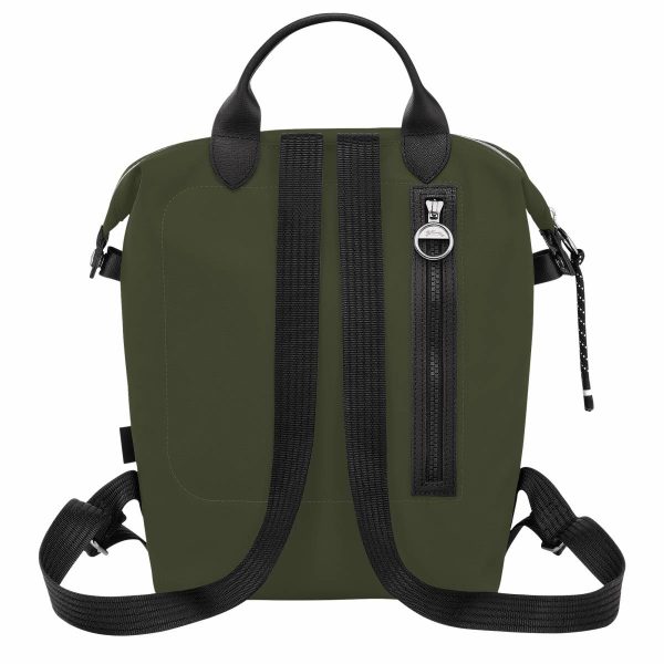 Backpacks Le Pliage Energy L Backpack Khaki - Recycled Canvas Women Longchamp Khaki
