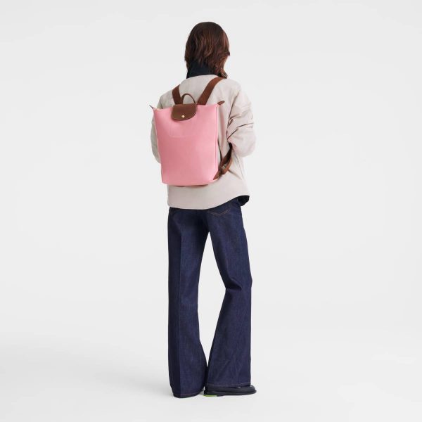 Backpacks Women Longchamp Le Pliage Original M Backpack Marshmallow - Canvas Marshmallow