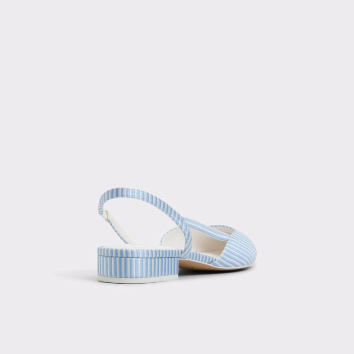 Ballet Flats Women Blue/White Combo Aldo Clementinne Blue/White Combo Women's Ballet Flats