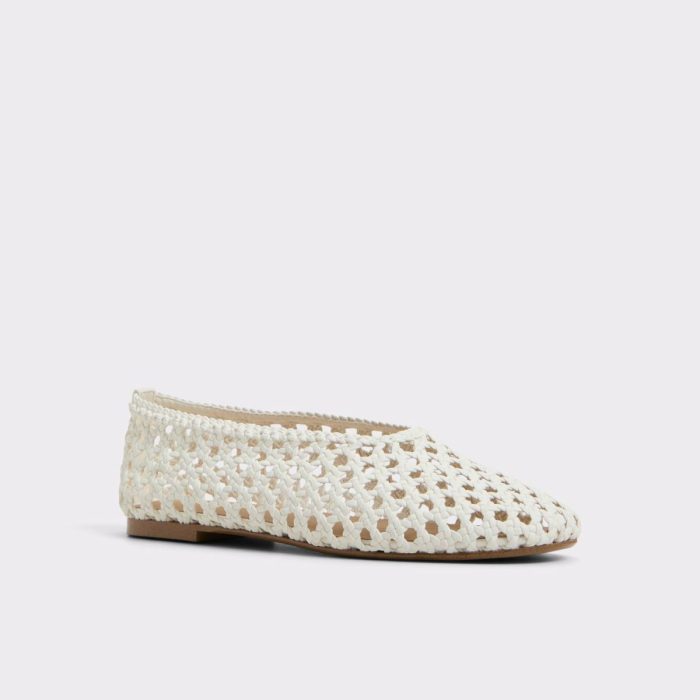 Ballet Flats Women Joselia White Women's Ballet Flats White Aldo