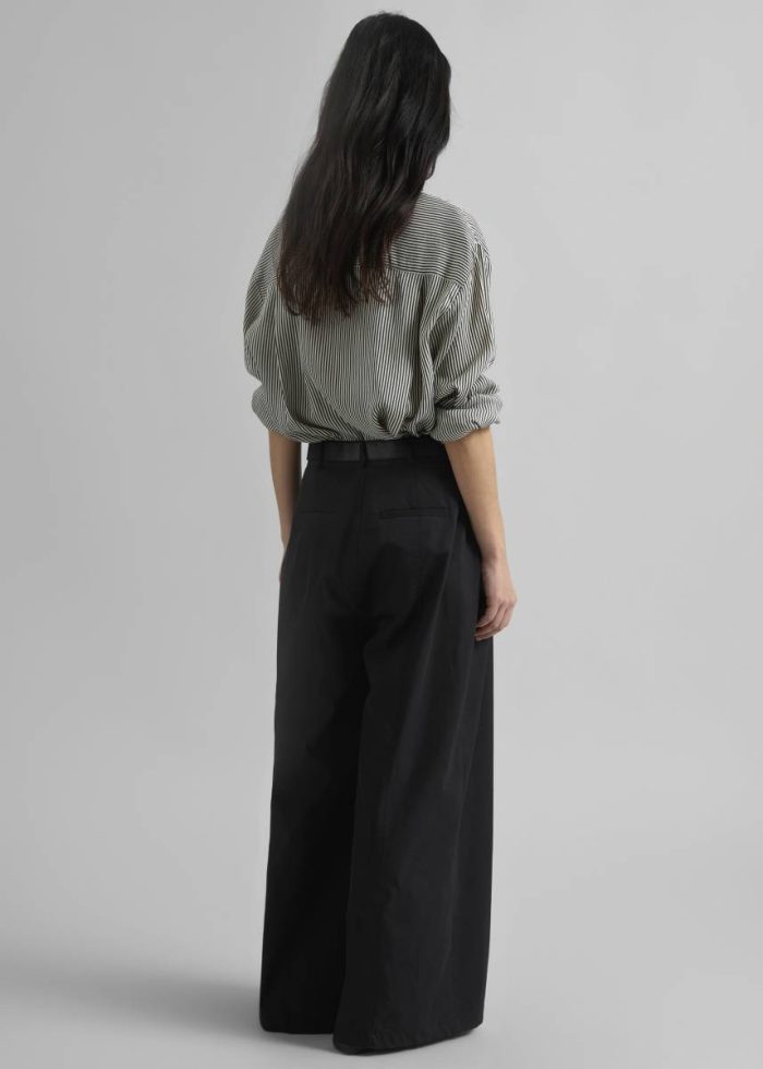 Ballia Pleated Pants - Black The Frankie Shop Bottoms Women Black