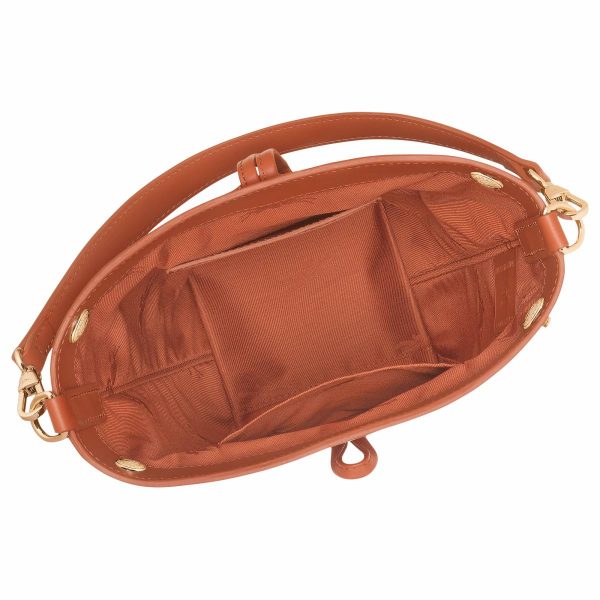 Bark Leather Bags Longchamp Women Le Roseau Xs Bucket Bag Bark - Leather