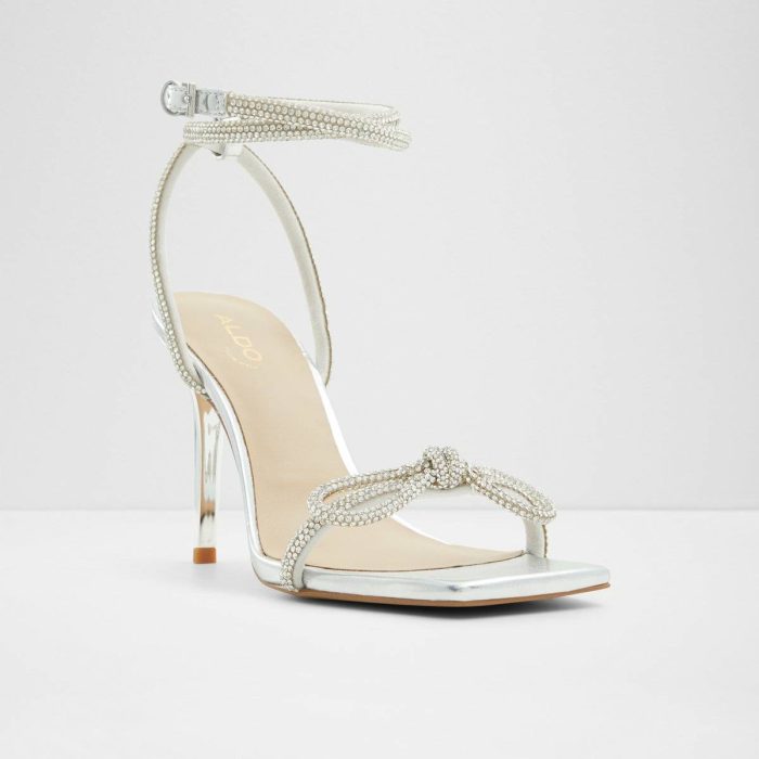 Barrona Silver Women's Strappy Sandals Sandals Women Silver Aldo