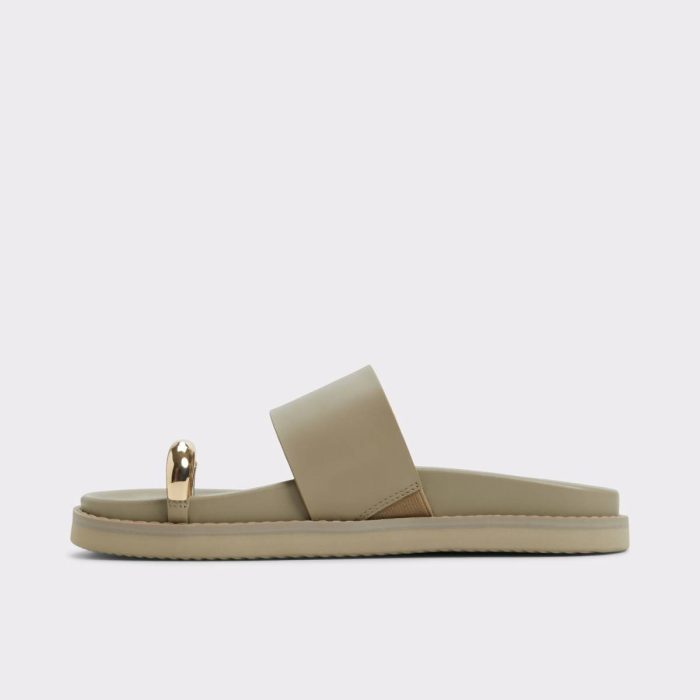 Beachstroll Other Green Women's Footbed Sandals Sandals Women Other Green Aldo