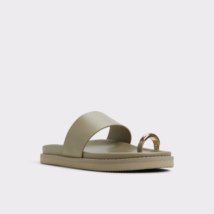 Beachstroll Other Green Women's Footbed Sandals Sandals Women Other Green Aldo