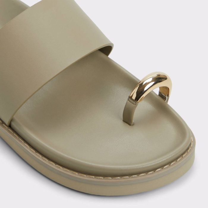 Beachstroll Other Green Women's Footbed Sandals Sandals Women Other Green Aldo