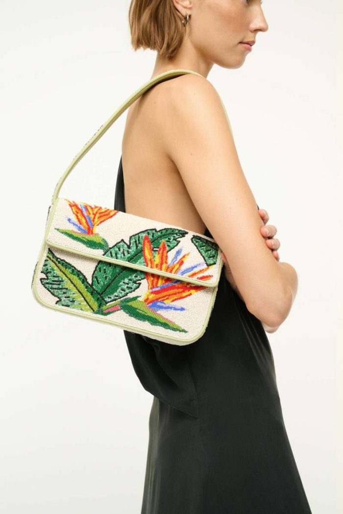 Beaded/Novelty Tommy Beaded Bag Birds Of Paradise Women Staud
