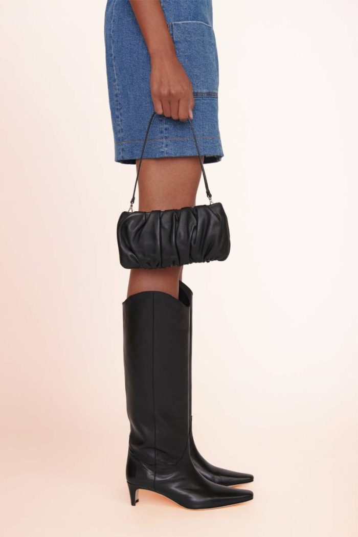 Bean Bag | Black Clutches & Handhelds Women Staud