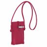 Beetroot Women Phone Cases Longchamp Le Roseau Phone Case Beetroot - Leather