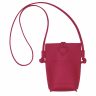Beetroot Women Phone Cases Longchamp Le Roseau Phone Case Beetroot - Leather