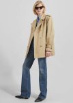 Beige The Frankie Shop Outerwear Raleigh Trench Coat - Beige Women