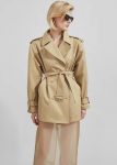 Beige The Frankie Shop Outerwear Raleigh Trench Coat - Beige Women
