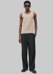 Beige Tops The Frankie Shop Samsøe Samsøe Salars Tank Top - Greige Men
