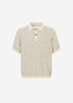 Beige Tops The Frankie Shop Samsøe Samsøe Sarsene Polo - Seneca Rock Melange Men