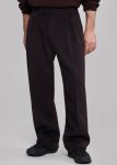 Beo Wool Suit Pants - Dark Plum The Frankie Shop Bottoms Men Purple