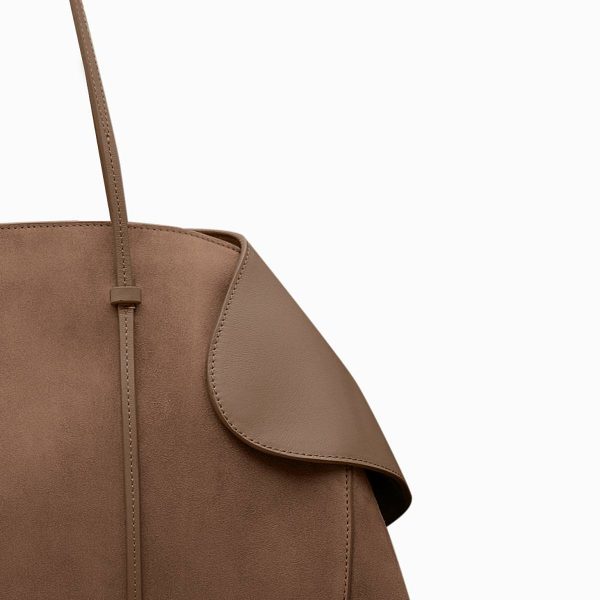 Berenices Women Neous Tote Bags Dark Taupe