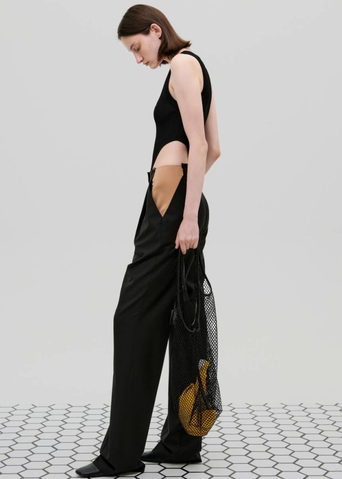 Bevza 60 Trousers - Black Black The Frankie Shop Bottoms Women