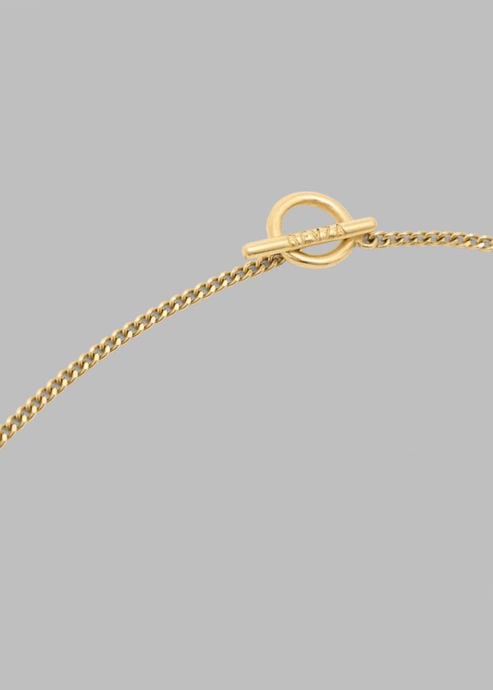 Bevza Flat Spikelet Pendant - Gold Women Jewelry Gold The Frankie Shop