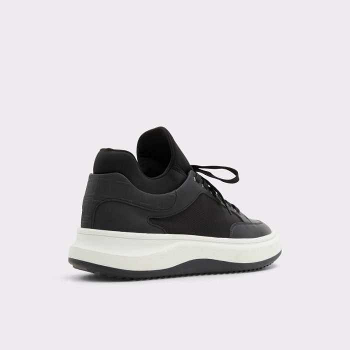 Black Aldo Hyperspec Black Men's Low Top Sneakers Men
