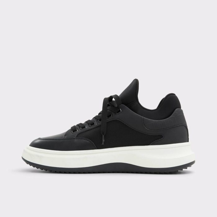Black Aldo Hyperspec Black Men's Low Top Sneakers Men
